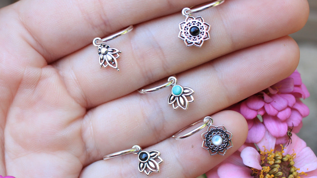 Aros Pequeños con Charm | Aros con Charm