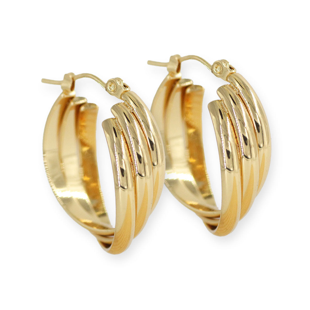Aros Triple Rizados