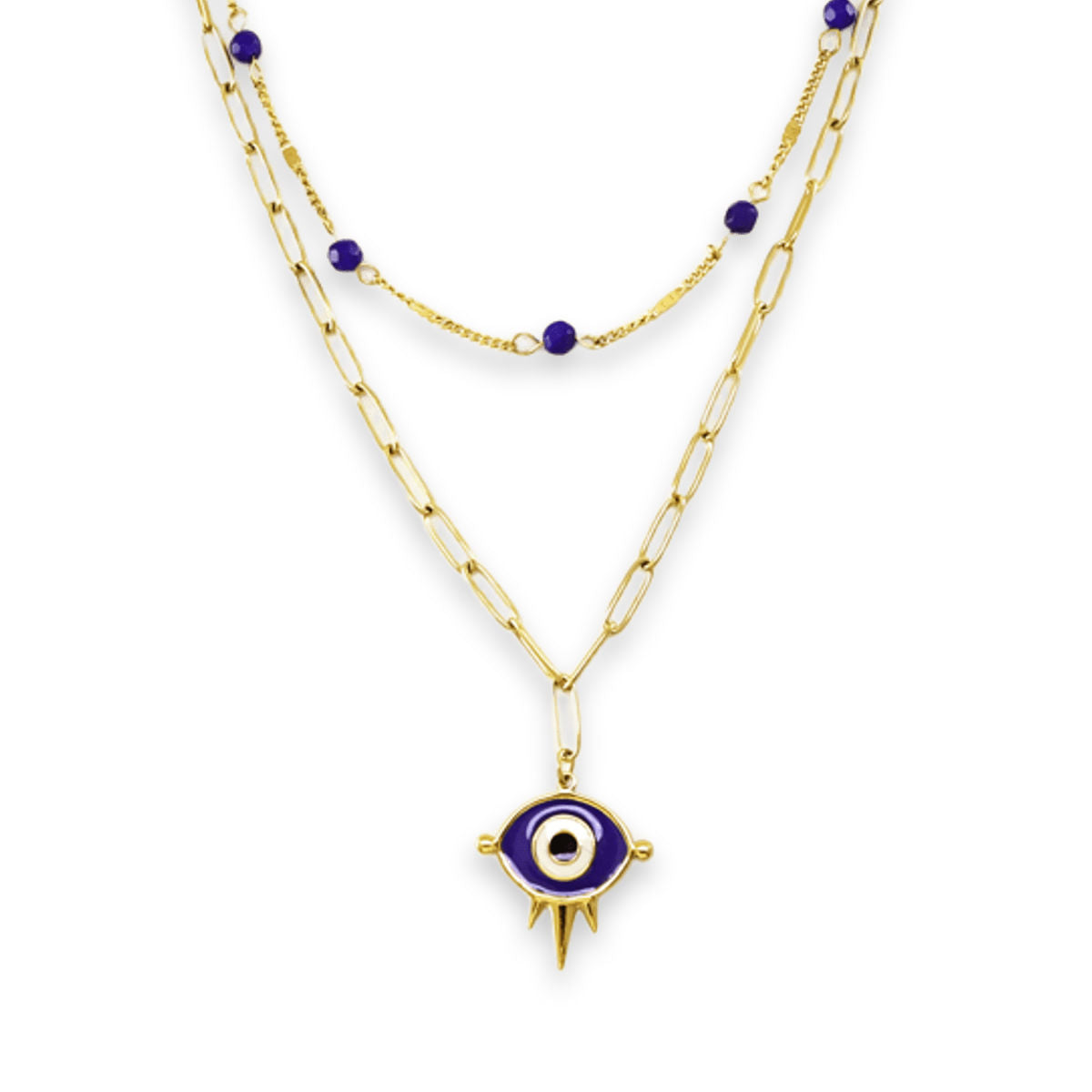 Collar Doble Ojo Turco