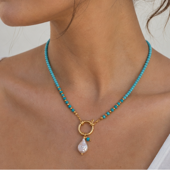 Collar Gum Turquesa