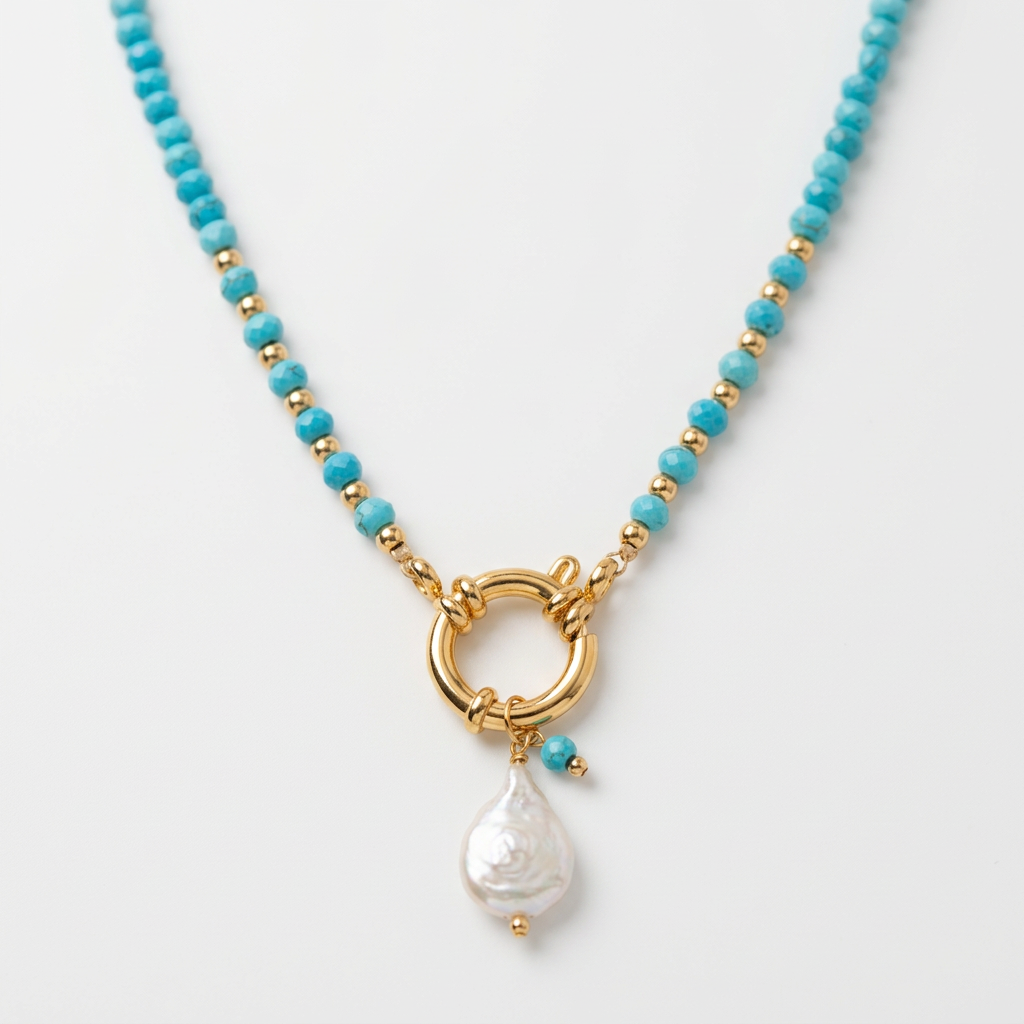 Collar Gum Turquesa