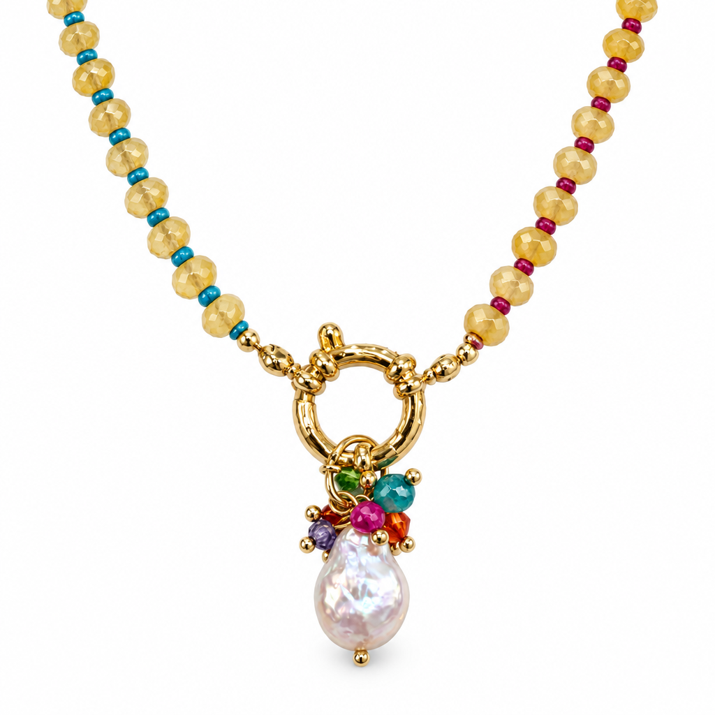 Collar Gum Tri-Color Amarillo