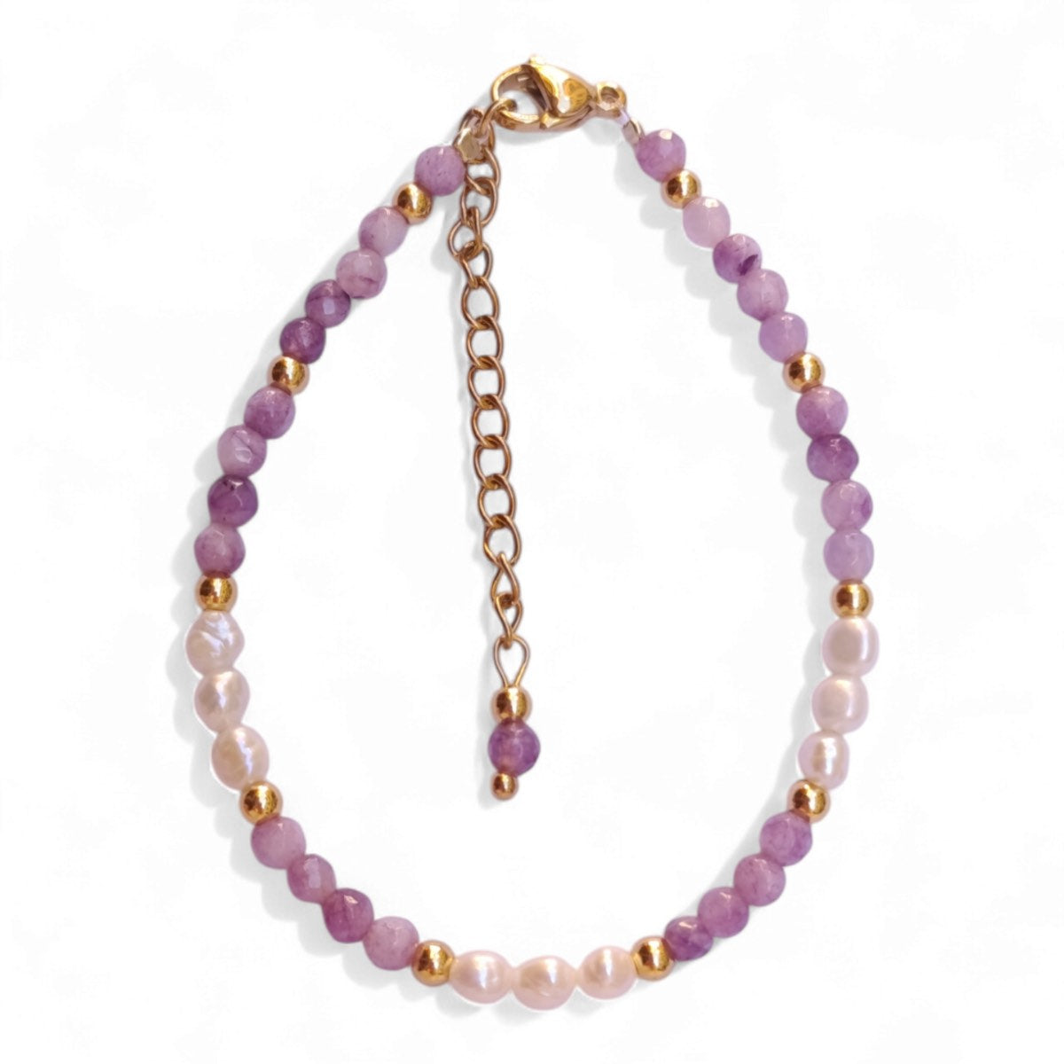Pulsera Intución · Ágata Lila