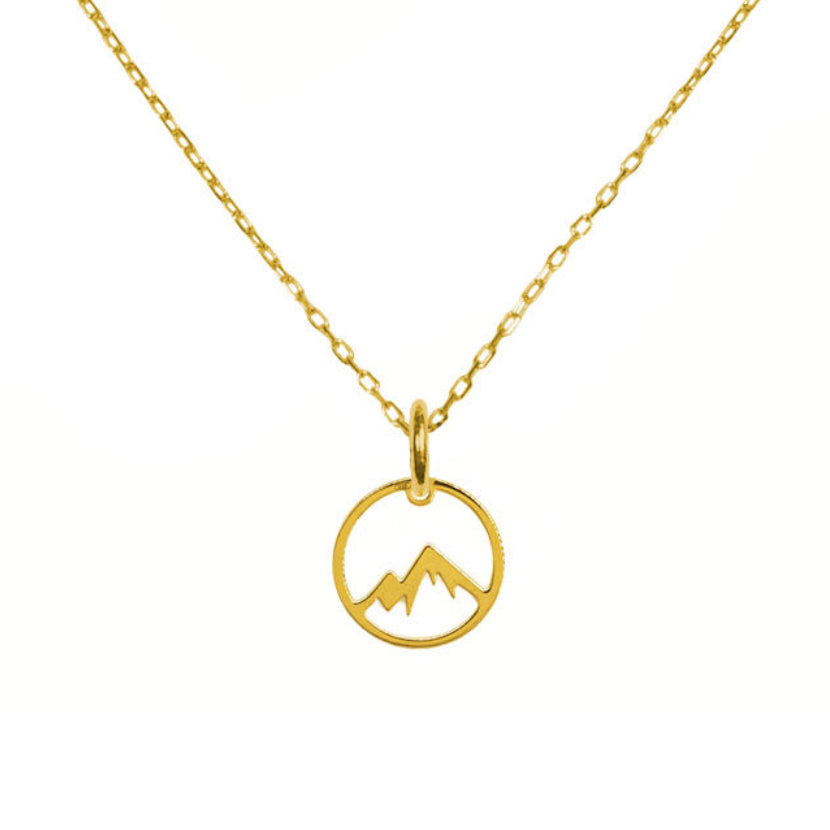 Collar con colgante de la montaña | Collares de plata
