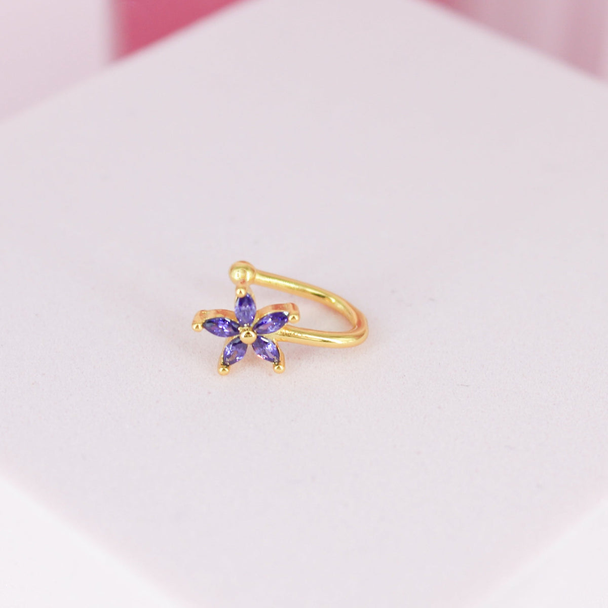 Ear cuff de tres aros para la oreja | Pendientes sin agujero