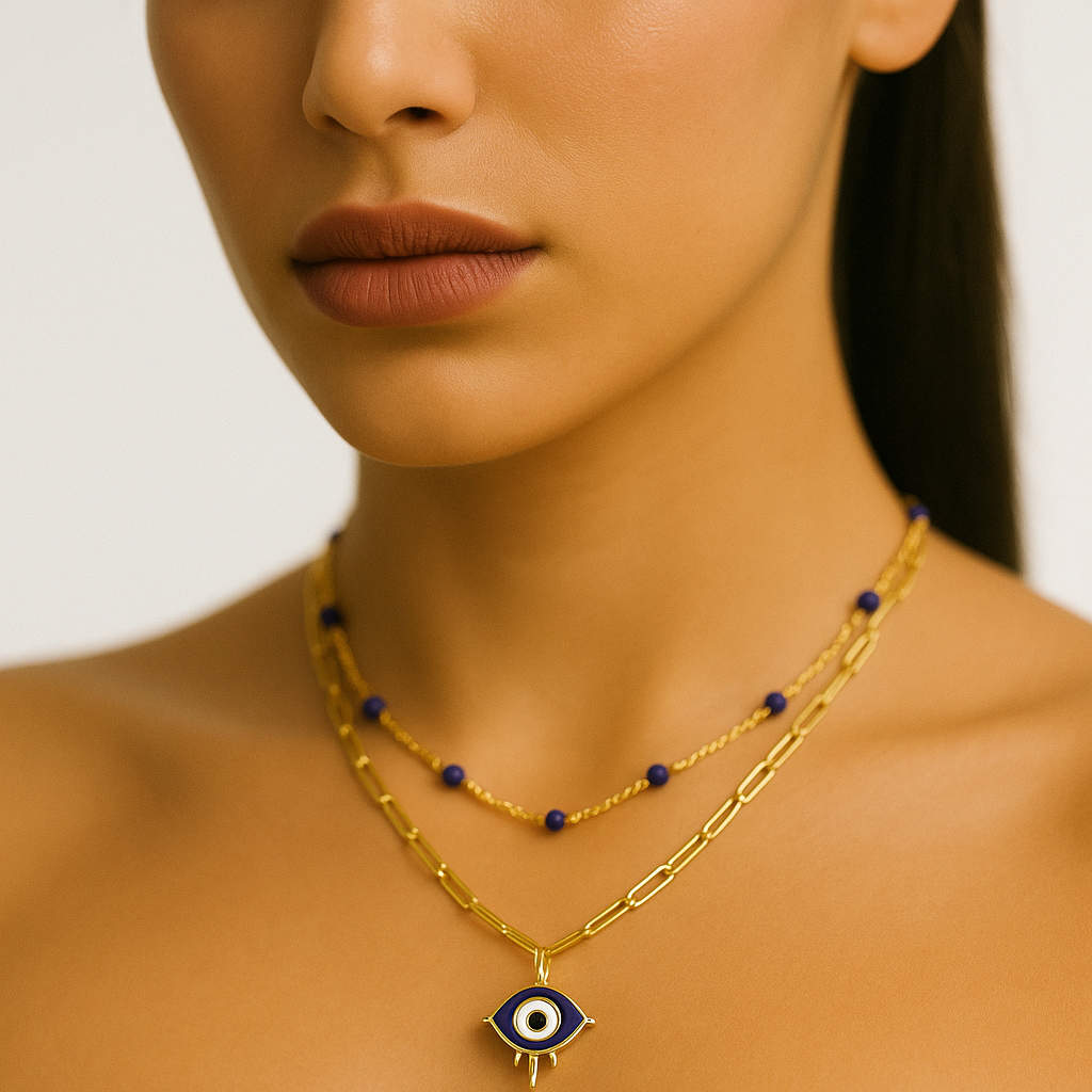 Collar Doble Ojo Turco