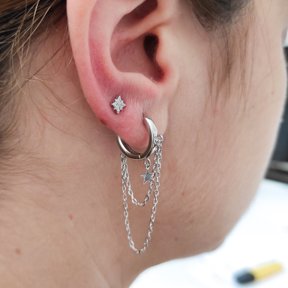 Pendientes Destello con circonitas | ALVENT