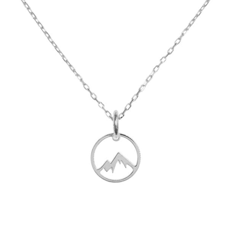 Collar con colgante de la montaña | Collares de plata