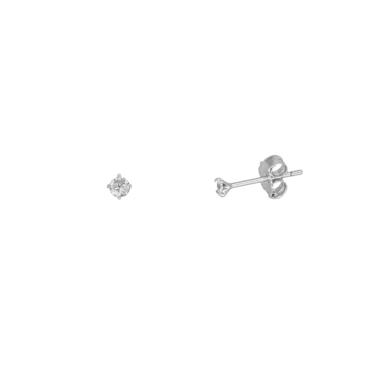 Pendiente de plata con piedra esmeralda - Alvent